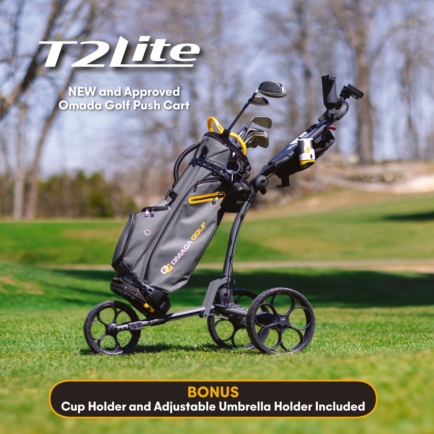 T2Lite Golf Push Cart